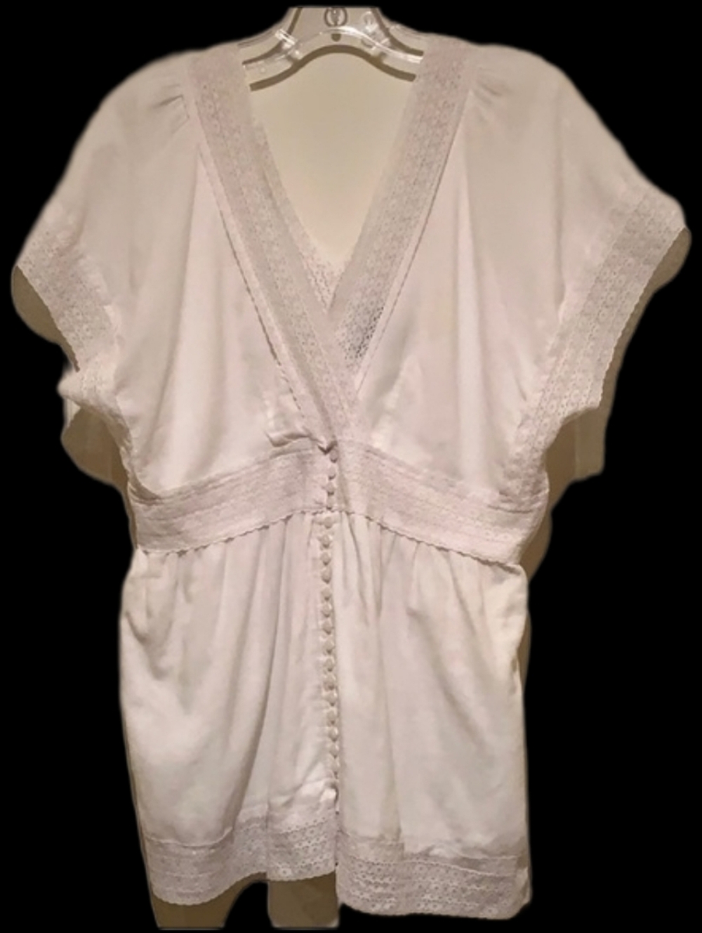 !Women’s White Nine West Jeans Blouse Gently used